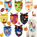 2020 accesorios triangulares reversibles de calabaza con bandana para perros